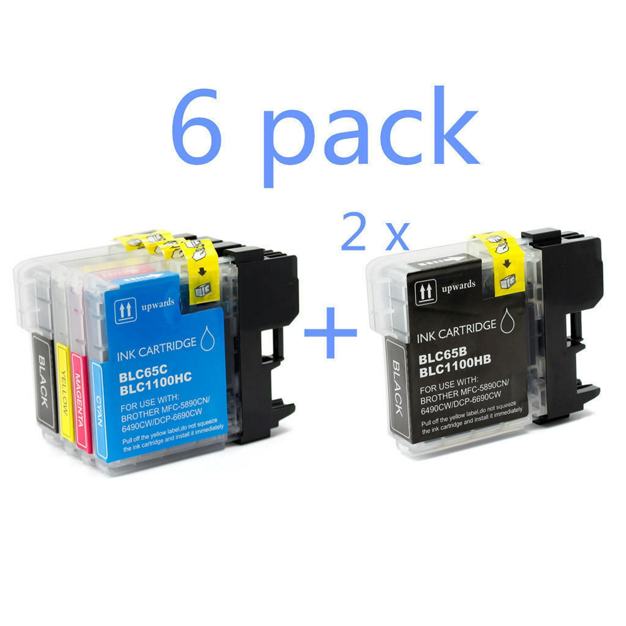 3 CYAN LC65 Ink Set for Brother MFC-5890CN MFC-5895CW MFC-6490CW MFC-6890CDW 